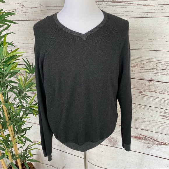 🌴TAILOR VINTAGE REVERSIBLE BIRDSEYE SWEATER NWT - Picture 8 of 10